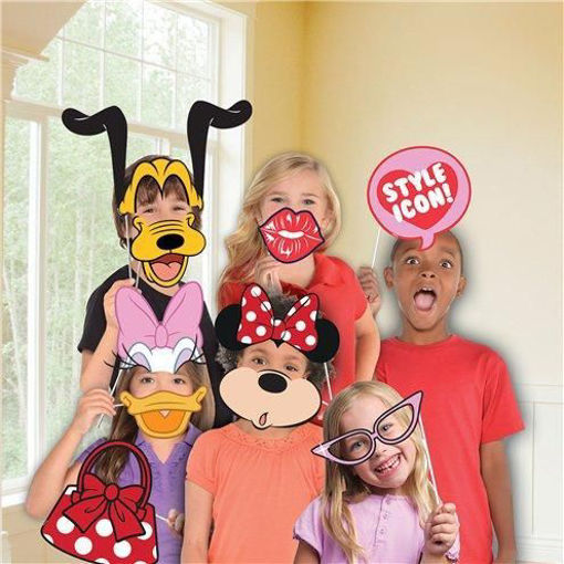 Picture of MINNIE MOUSE PHOTO BOOTH PROPS KIT - 12PK